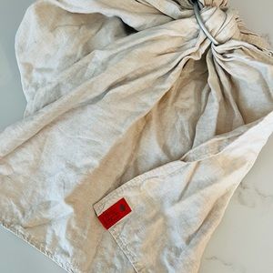 Pure linen Sakura Bloom Ring Sling